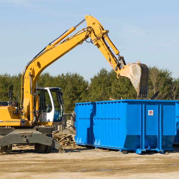 how does a residential dumpster rental service work in Afton Iowa